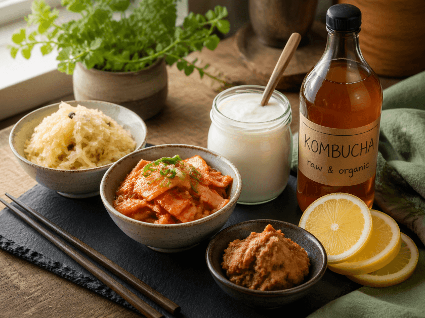 Fermentierte Lebensmittel für gesunden Darm
