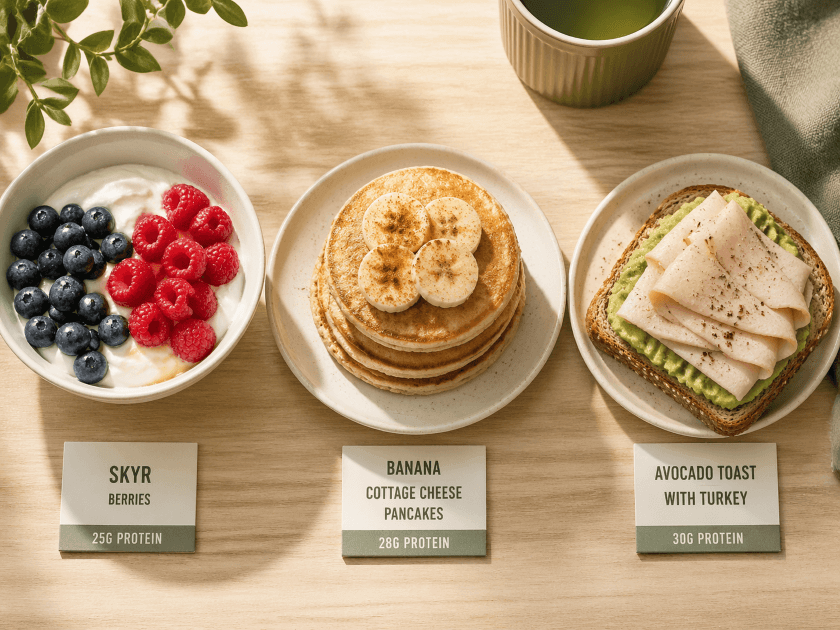 Proteinreiche Frühstücksvarianten